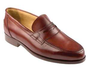 Bourne Mens Brown Calf English Loafer