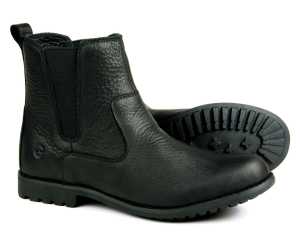 Cotswold Ladies Black Chelsea Boot with Rubber Sole