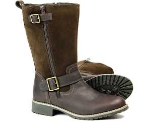 Crickhowell Ladies Brown Suede and Leather Boots