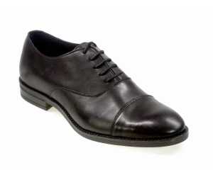 FALMOUTH Mens and Boys Black Calf Oxford Shoes