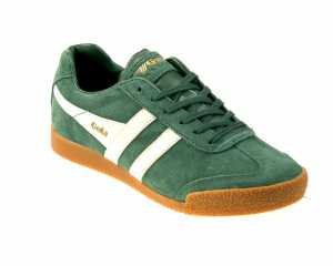 Harrier Ladies Evergreen  Off White Suede Classic Trainers
