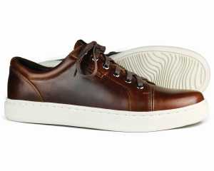 Kensington Elk Brown Leather Sneaker
