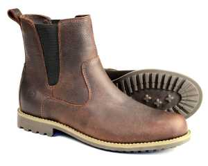Cotswold Ladies Dark Brown Chelsea Boot with Rubber sole