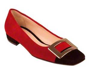 VENEZIA Red Court Shoe