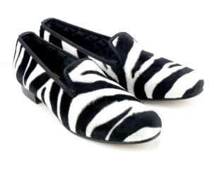 Ladies "Zebra" Slipper - UK 8