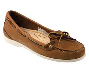 BAY - Ladies Sand Nubuck Sailing Shoe with Rubber Sole