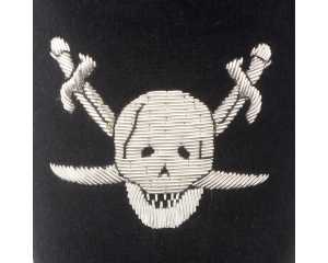 Pirate Embroidered Velvet Slipper