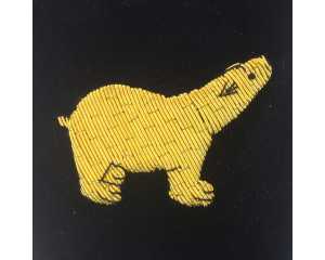 Polar Bear Embroidered Velvet Slipper