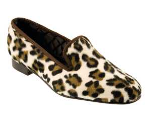 Cream Leopard Slippers