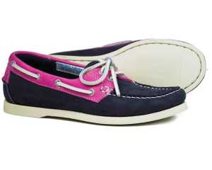 Sandusky Ladies Indigo Magenta Deck Shoe