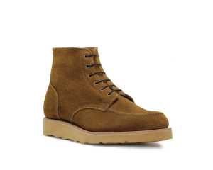 WILSON Mens Light Brown Suede Casual Boot with Rubber Sole