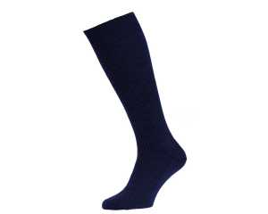 Men's Long Wool Rich Socks - Navy