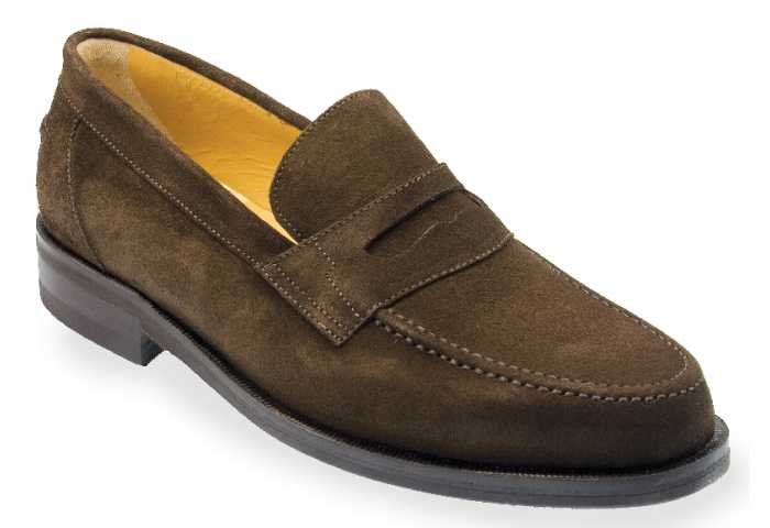 Cam Mens Suede Loafer With Rubber Sole