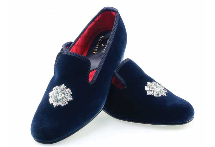 Men Navy Blue Velvet Loafers Slips on Shoes Gift for Him  Etsy Hong Kong
