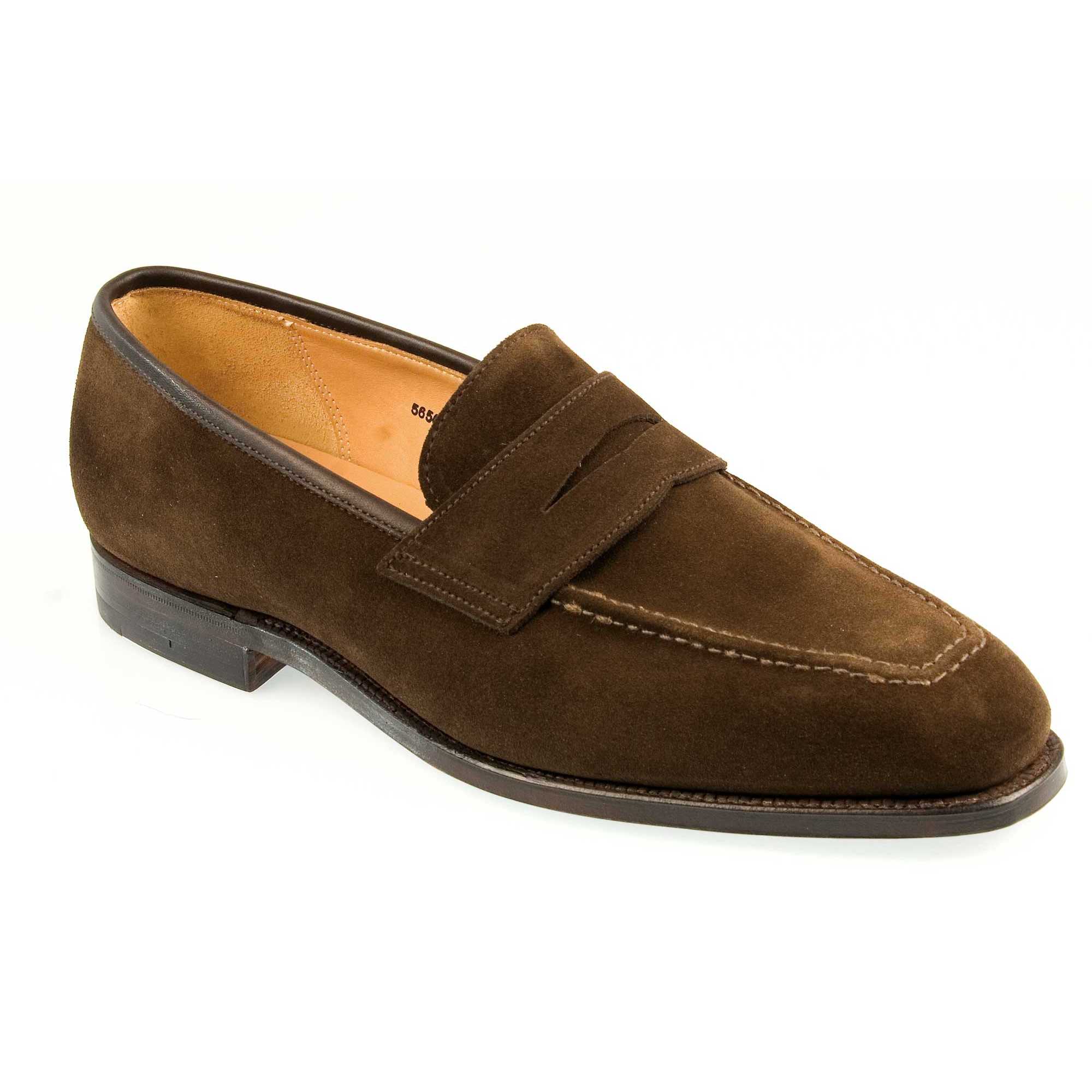 Somerset Mens Chocolate Brown Suede Loafer